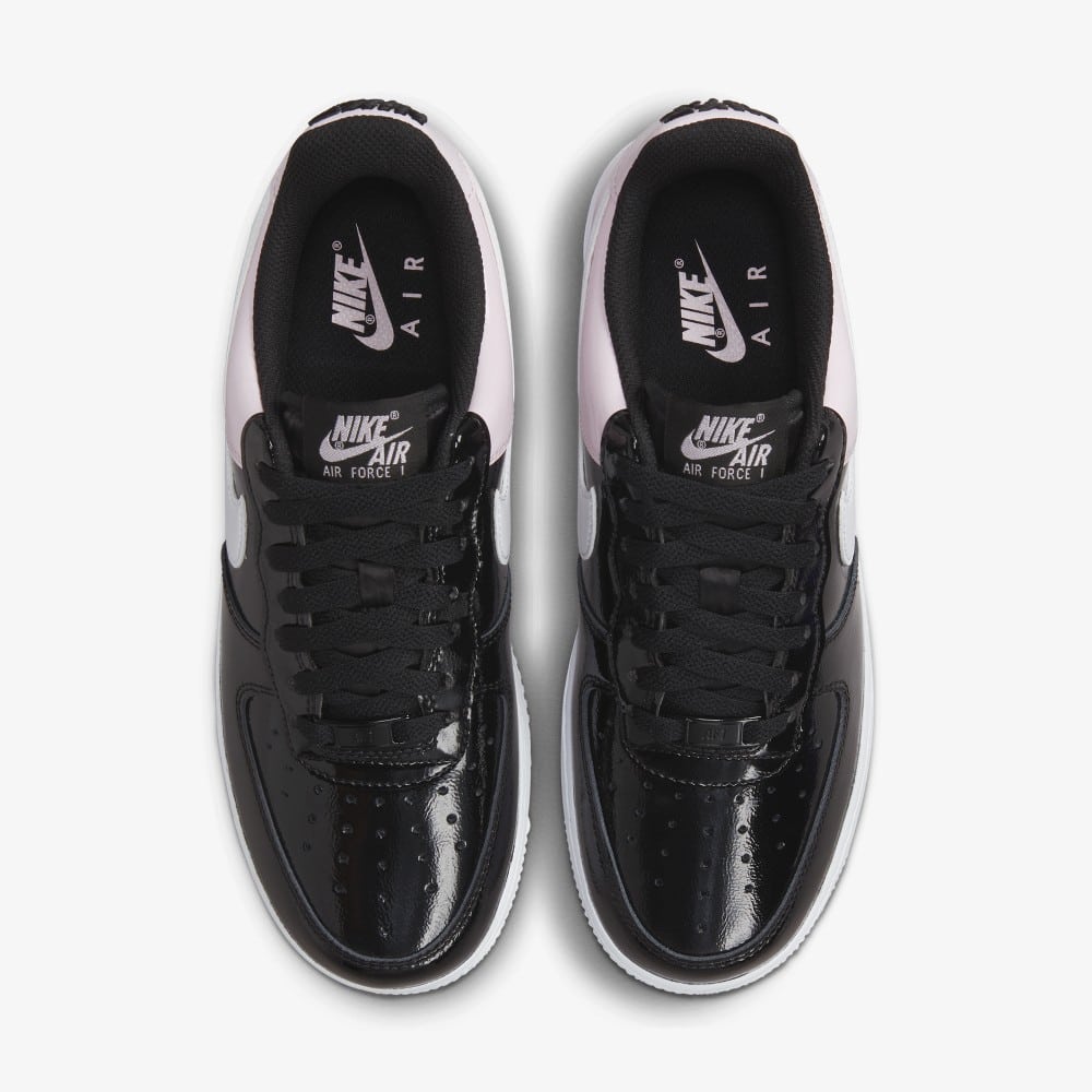 Nike Air Force 1 Black Patent Pink